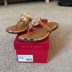 Kelly & Katie Multicolor Accent Sandals